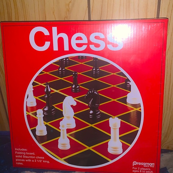 Brand new Chess board Game. Never opened still has plastic cover non ripped. - Picture 1 of 6